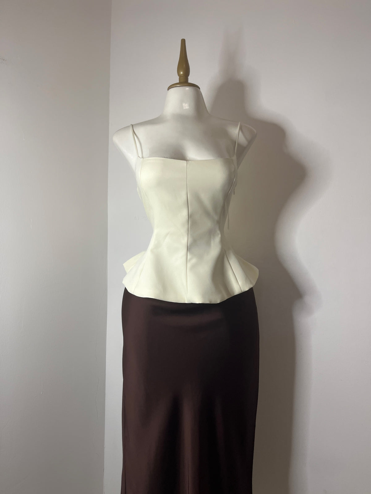 Blusa tirantes blanca