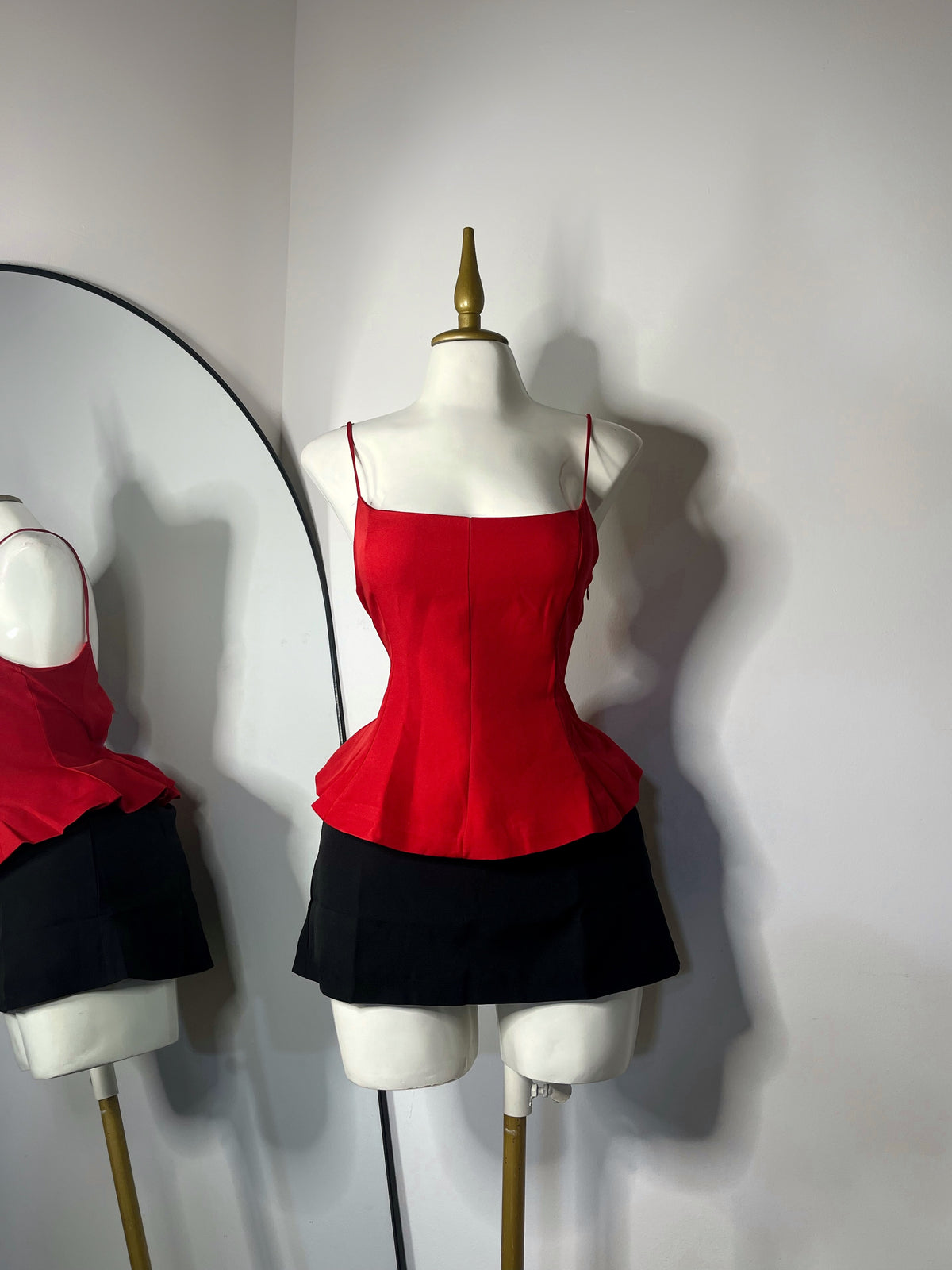 Blusa roja tirantes