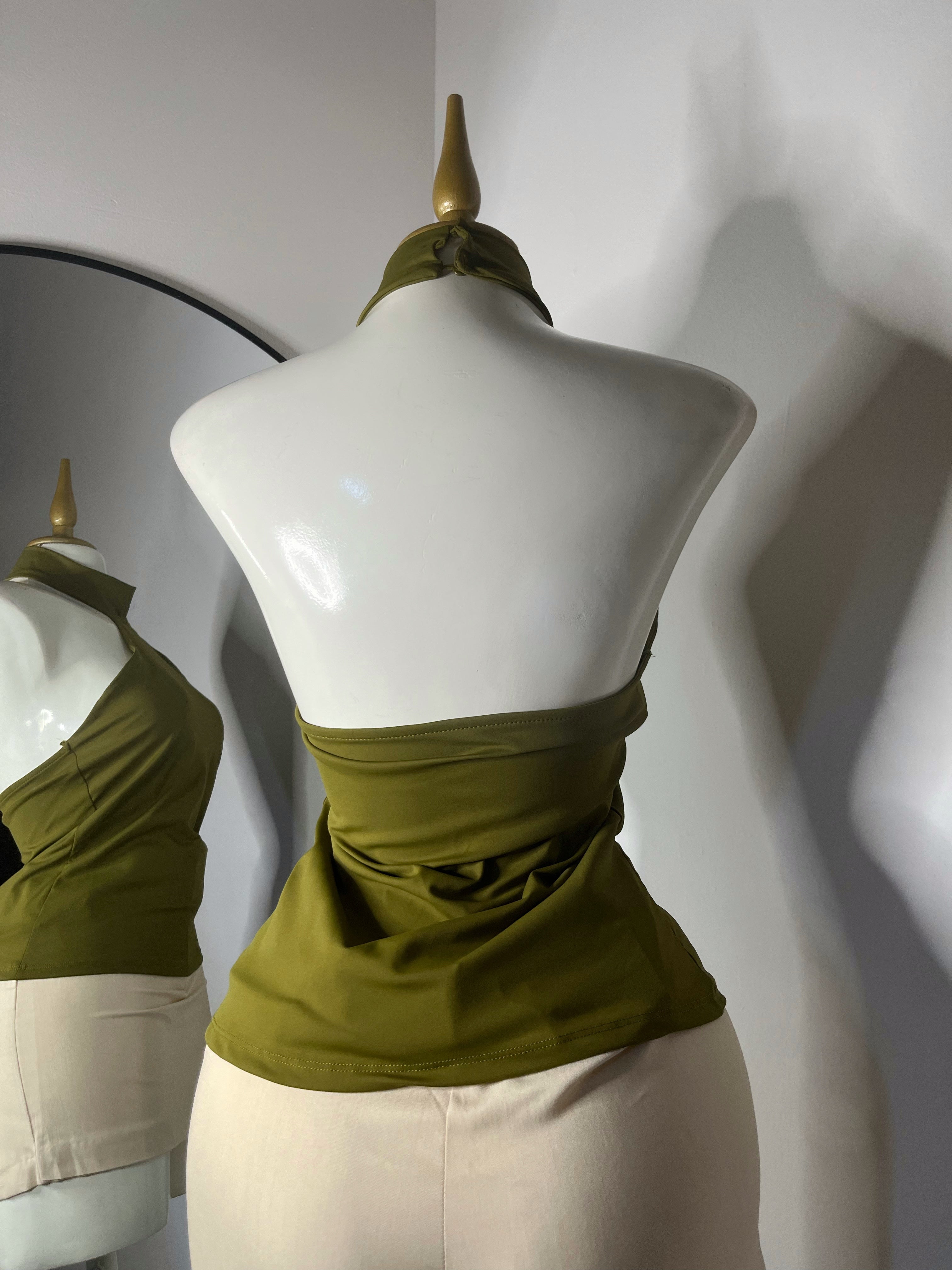 Blusa verde oliva