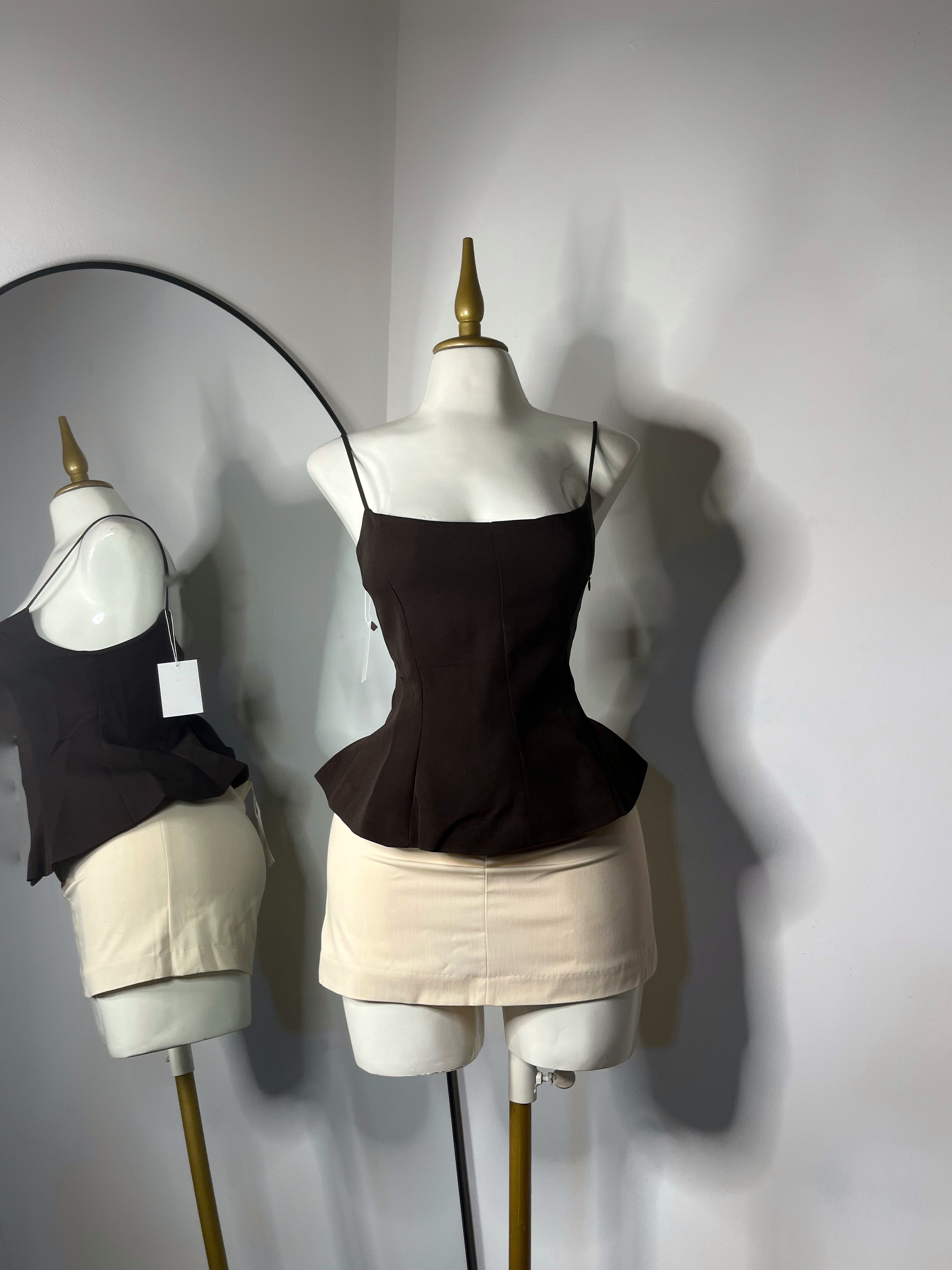 Blusa café