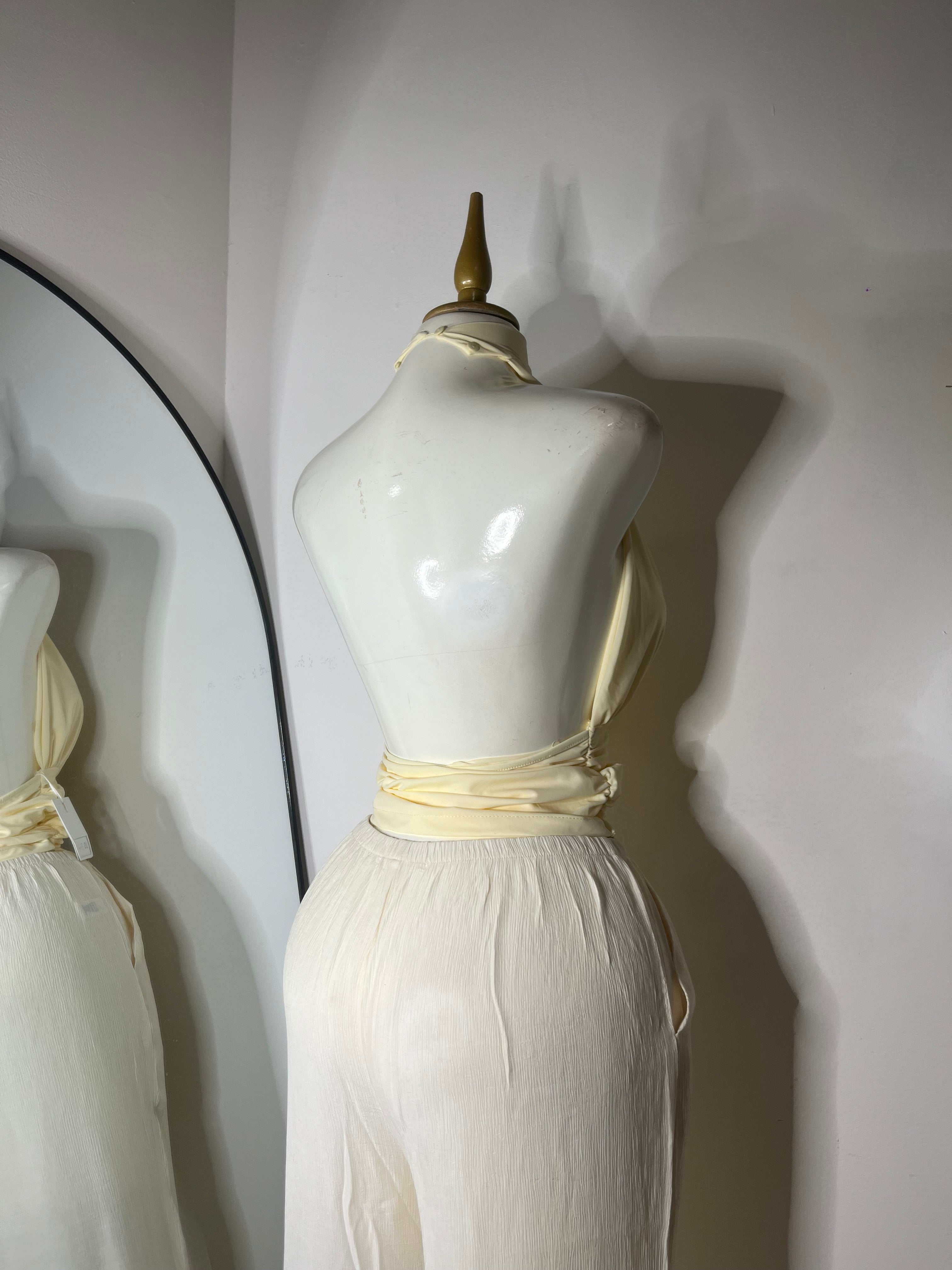 Top halter yellow