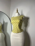 Blusa polka yellow