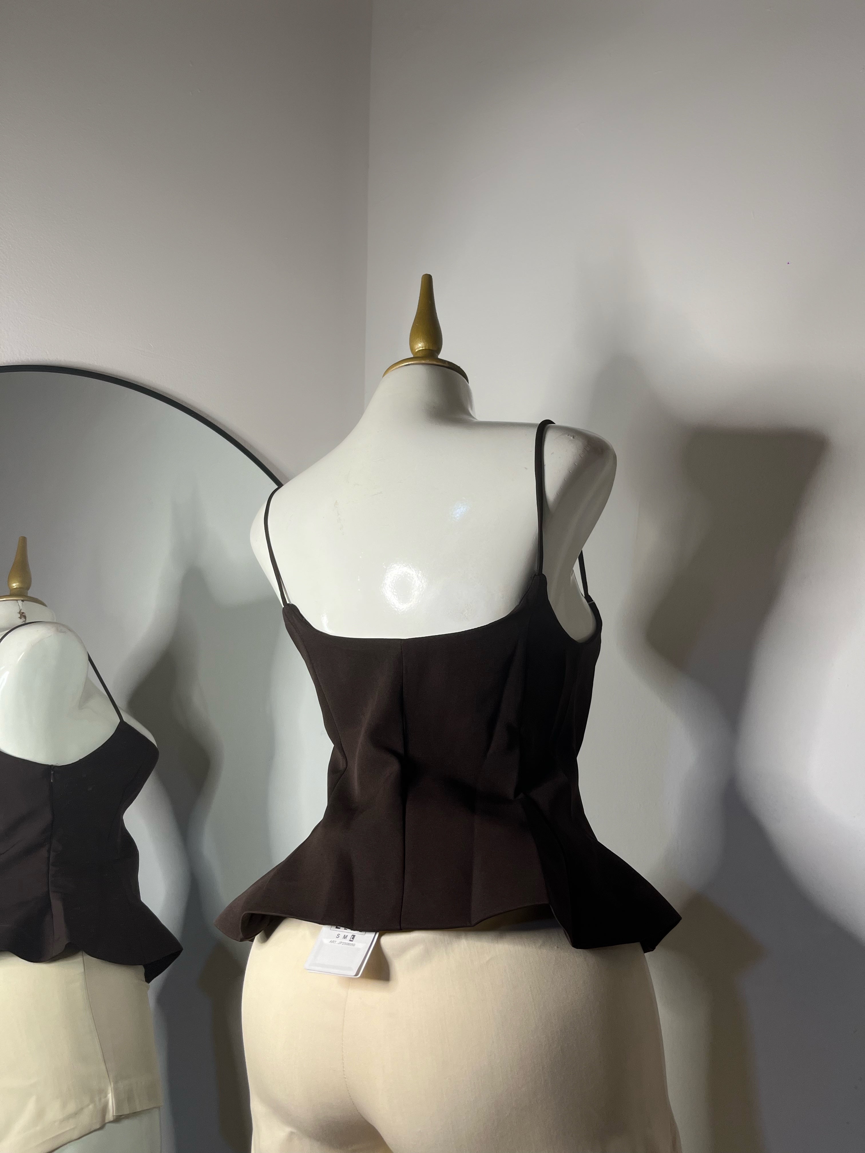 Blusa café