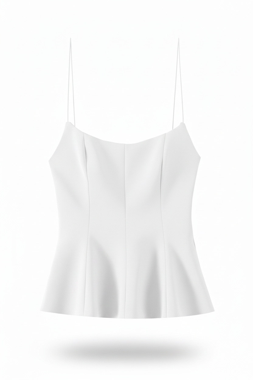 Blusa tirantes blanca