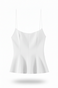 Blusa tirantes blanca